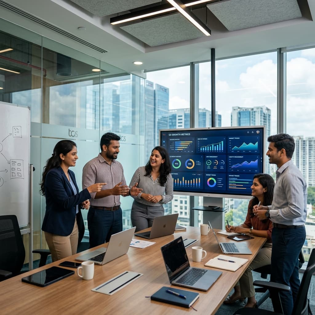 RVN & Associates professional financial advisory team collaborating in office